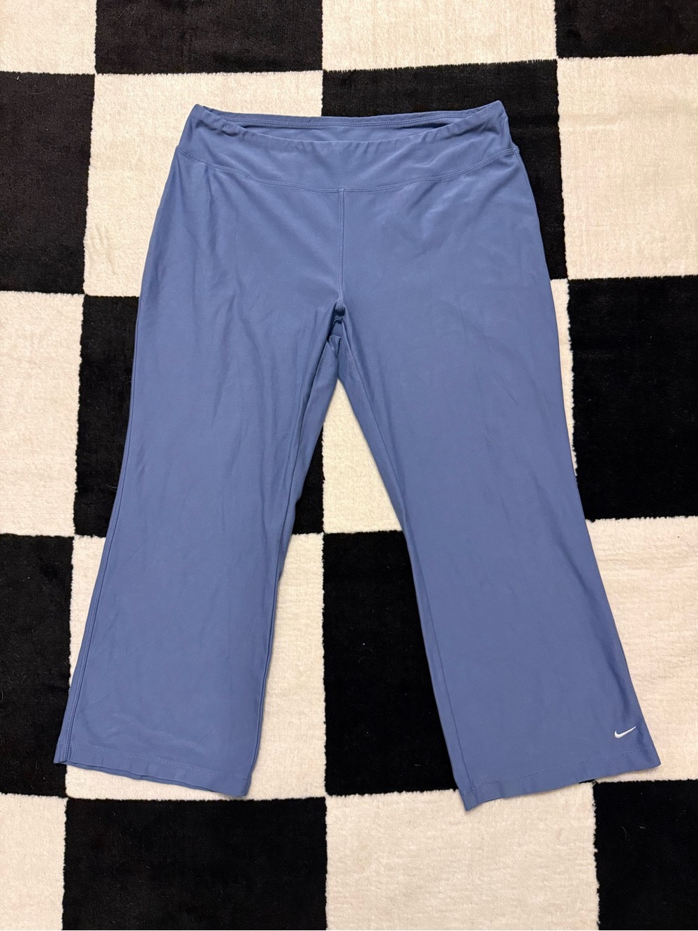 Nike Womenās Blue Fit Dry Capris